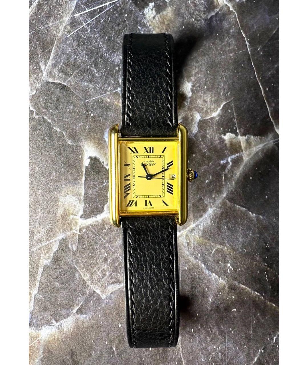 CARTIER Золотые часы, фото 4