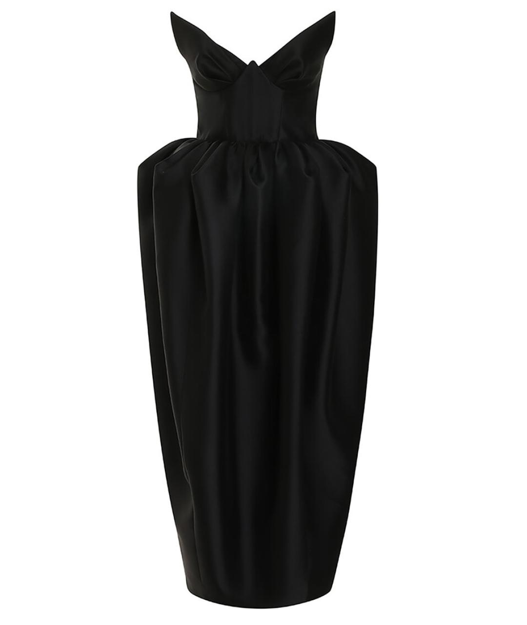 ZIMMERMANN Черное шелковое коктейльное платье, фото 1