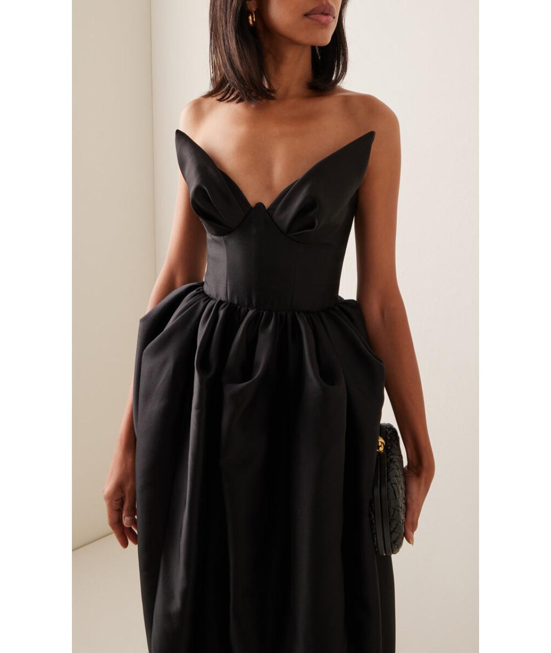 ZIMMERMANN Черное шелковое коктейльное платье, фото 2