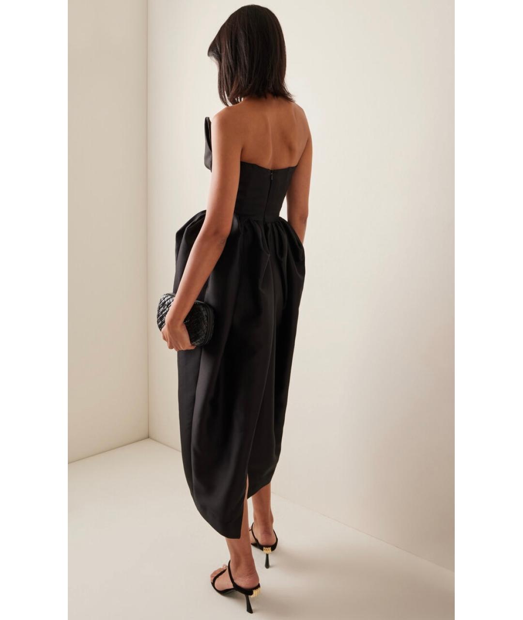 ZIMMERMANN Черное шелковое коктейльное платье, фото 4