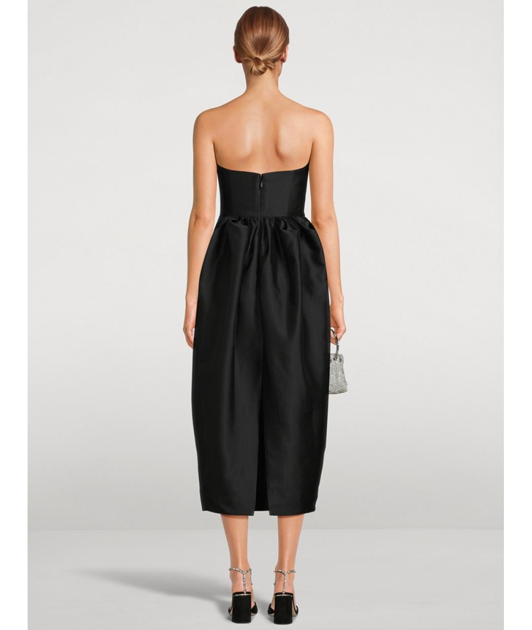 ZIMMERMANN Черное шелковое коктейльное платье, фото 9