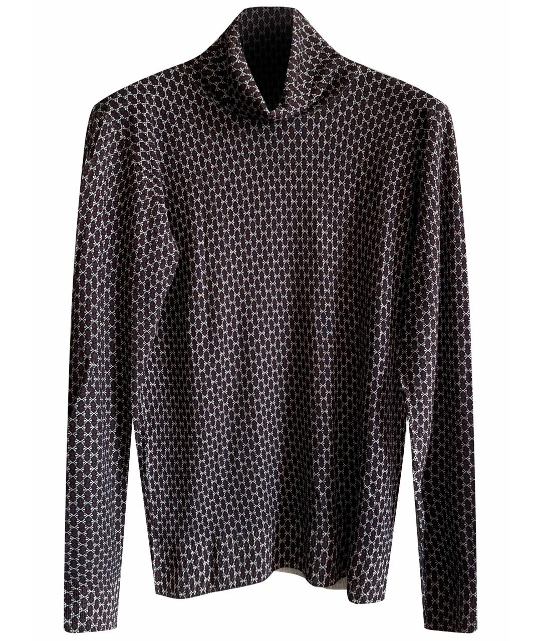 DOLCE&GABBANA Бордовая шерстяная водолазка, фото 1