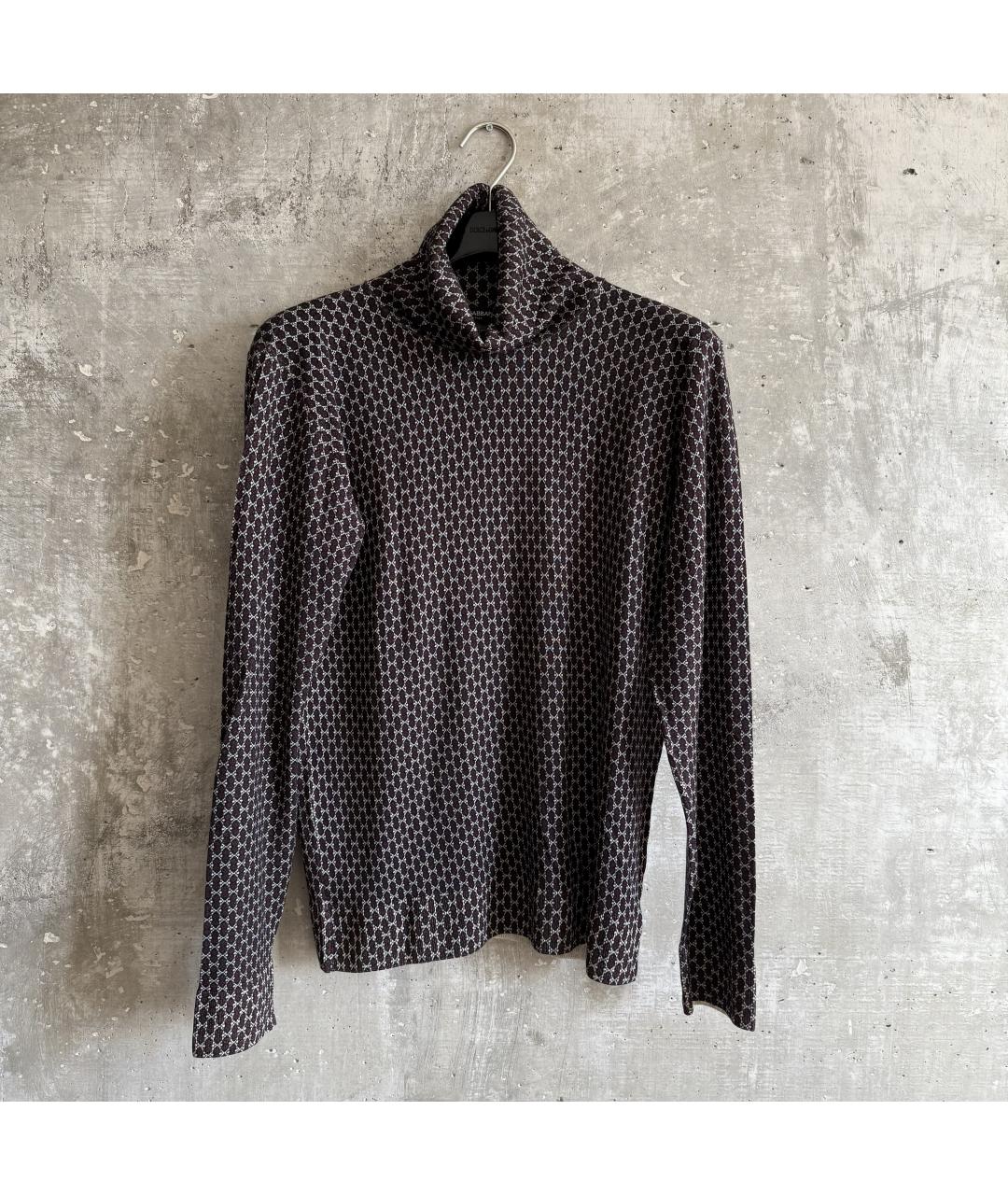 DOLCE&GABBANA Бордовая шерстяная водолазка, фото 7