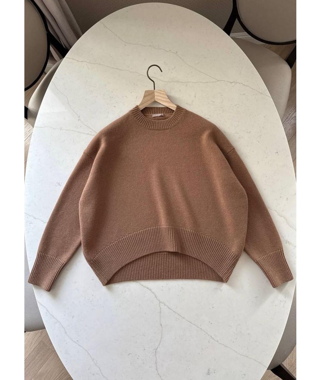 12 STOREEZ Коричневый шерстяной джемпер / свитер, фото 5