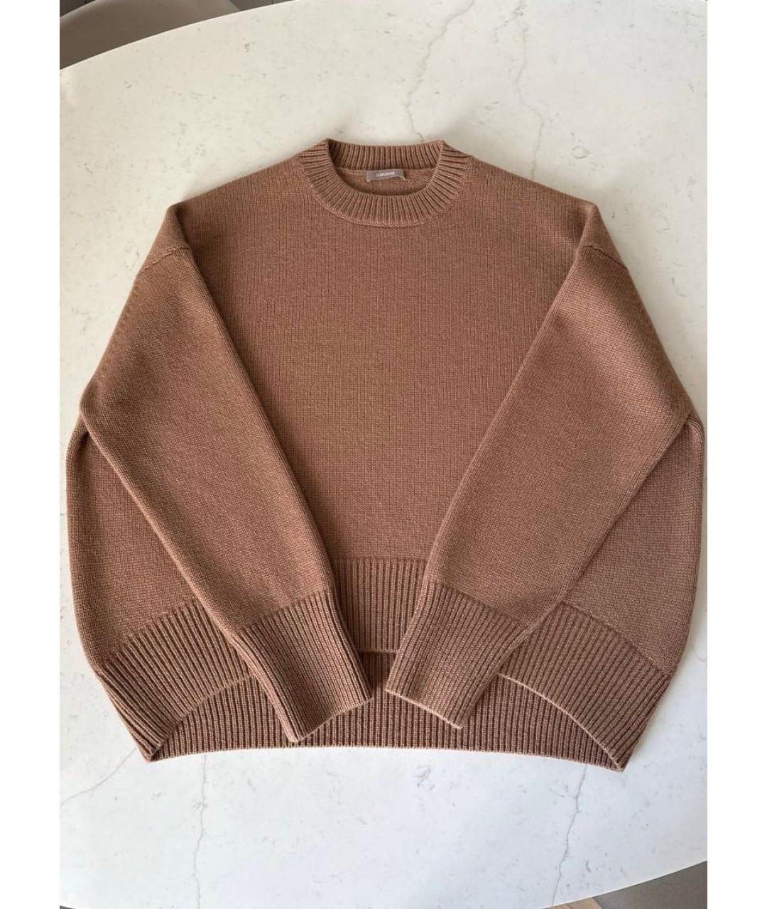 12 STOREEZ Коричневый шерстяной джемпер / свитер, фото 2