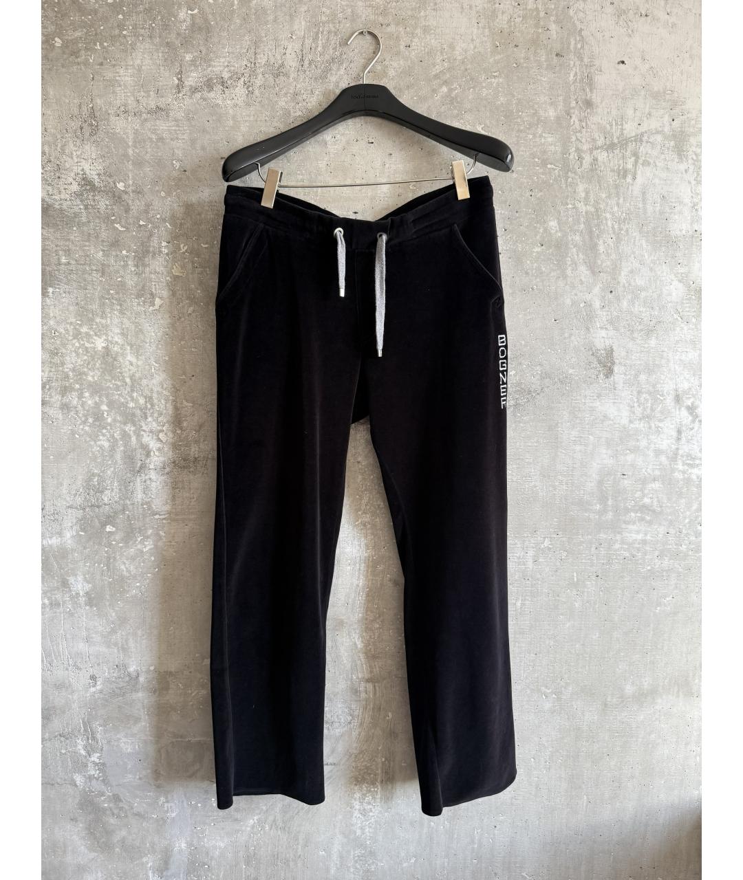 BOGNER Черный хлопковый спортивный костюм, фото 8