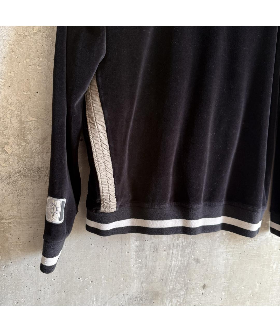 BOGNER Черный хлопковый спортивный костюм, фото 4