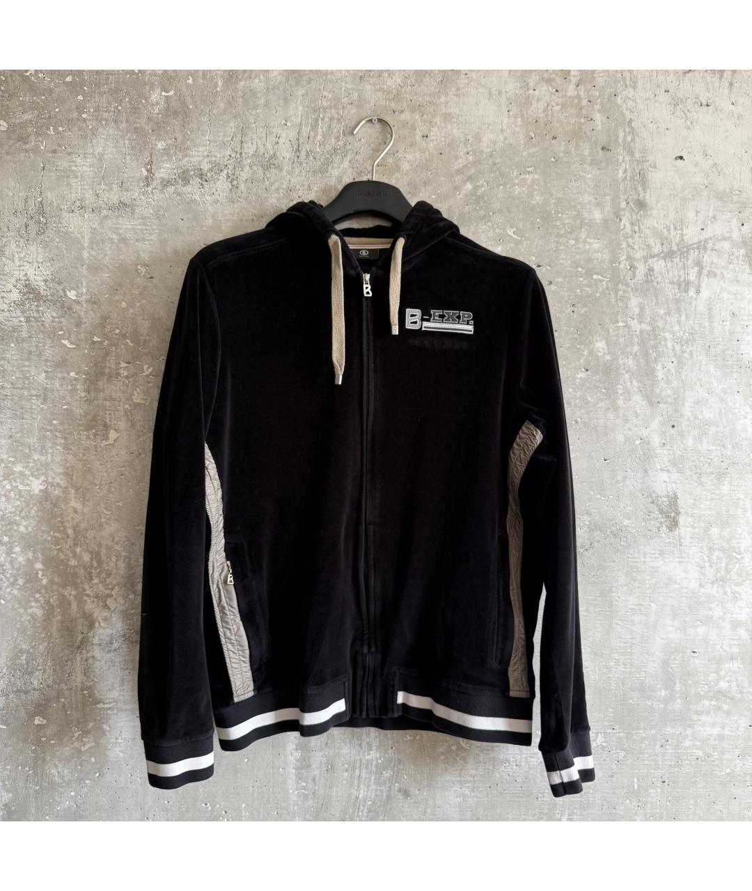 BOGNER Черный хлопковый спортивный костюм, фото 10