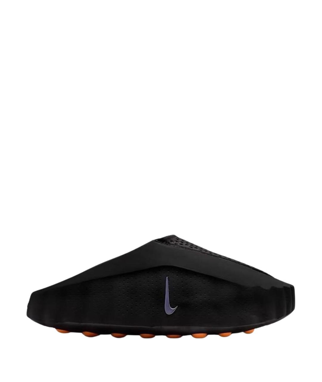 NIKE Черные резиновые шлепанцы, фото 1