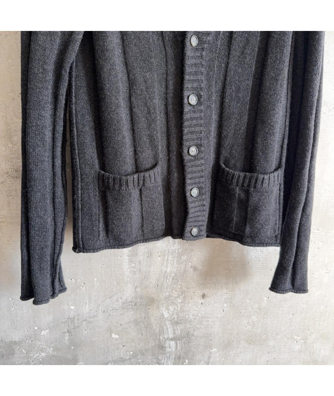 DOLCE&GABBANA Серый кашемировый кардиган, фото 6