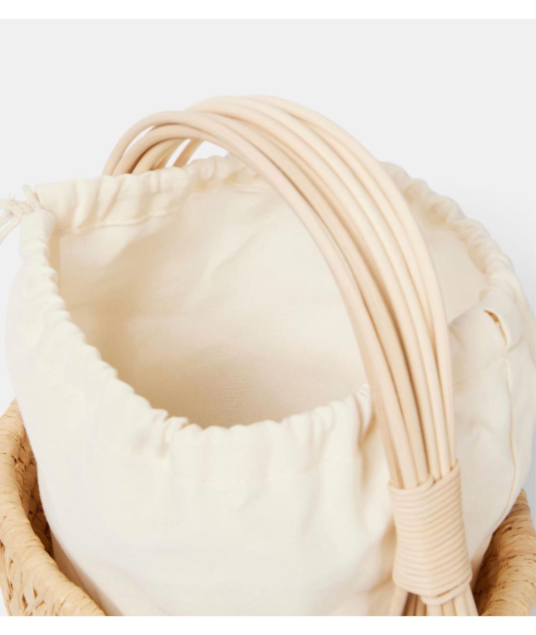 RUSLAN BAGINSKIY Бежевая пляжная сумка, фото 3