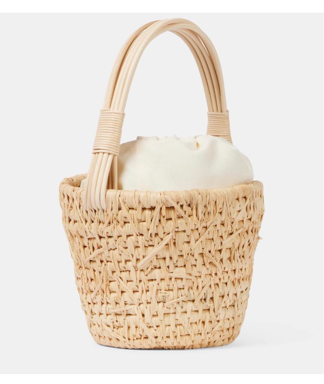 RUSLAN BAGINSKIY Бежевая пляжная сумка, фото 2