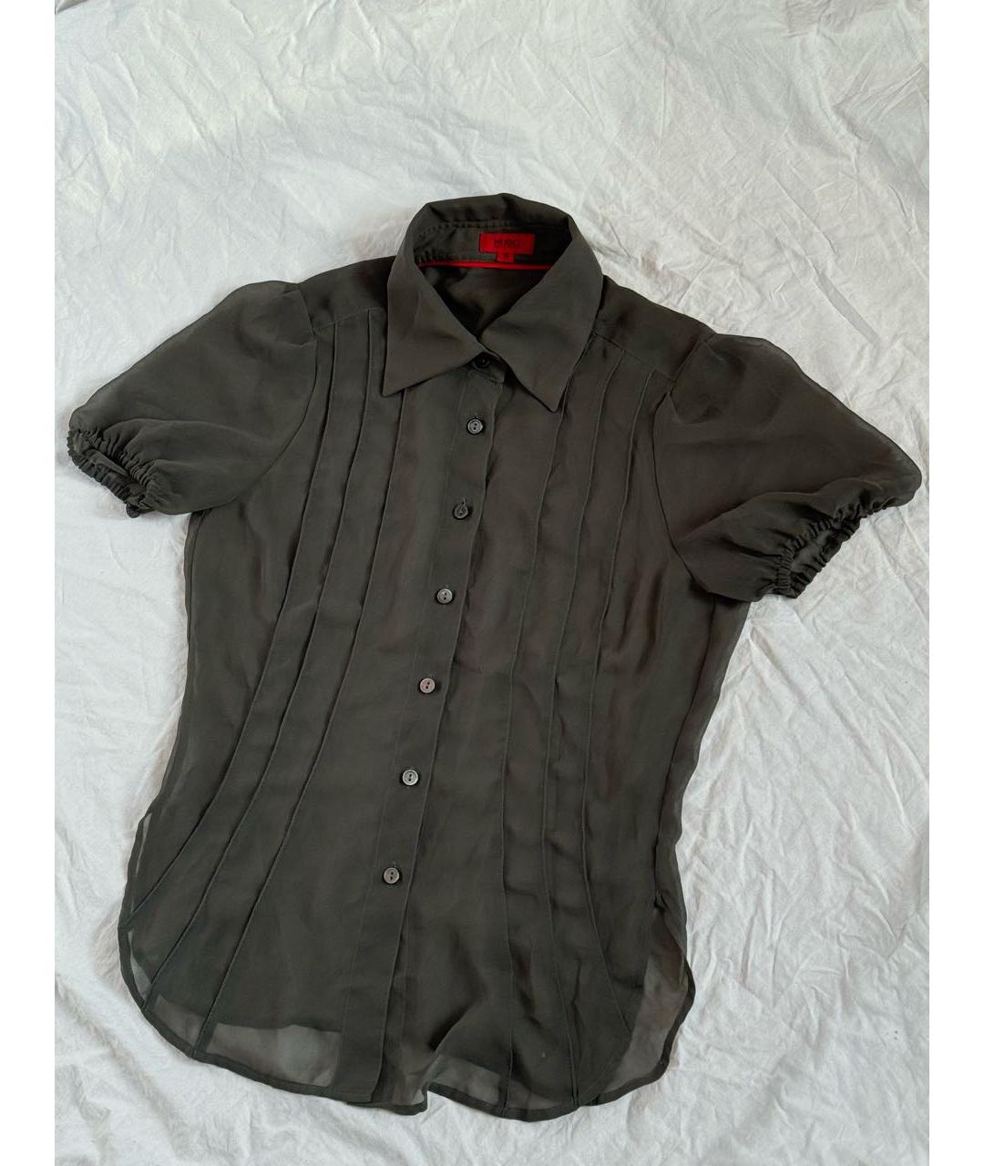 HUGO BOSS Хаки полиэстеровая блузы, фото 5