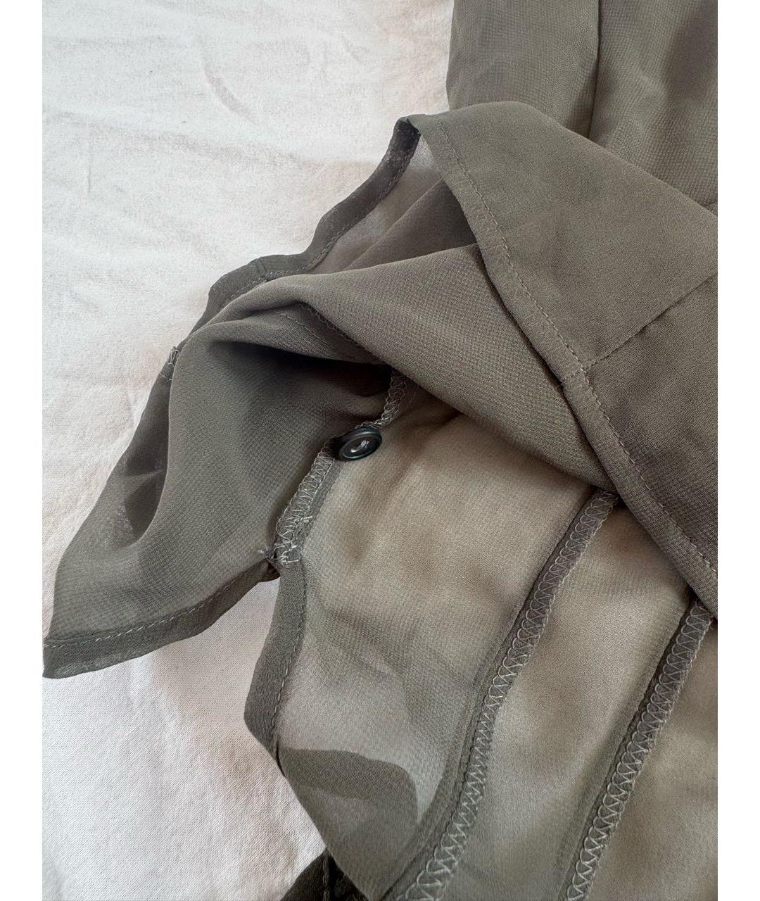 HUGO BOSS Хаки полиэстеровая блузы, фото 4