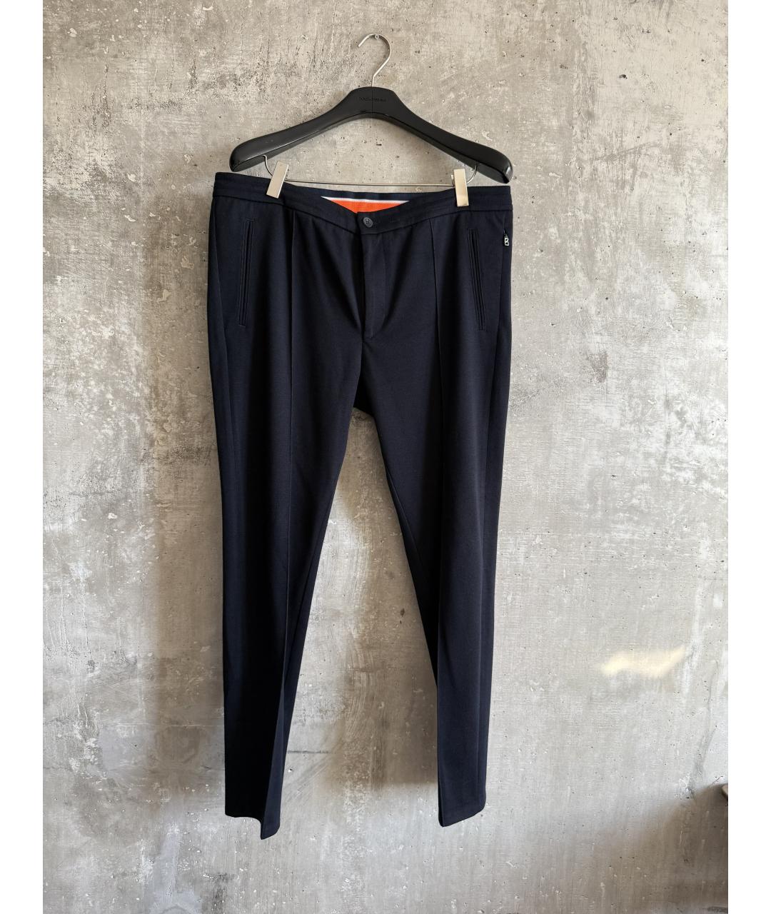 BOGNER Синие полиэстеровые повседневные брюки, фото 8