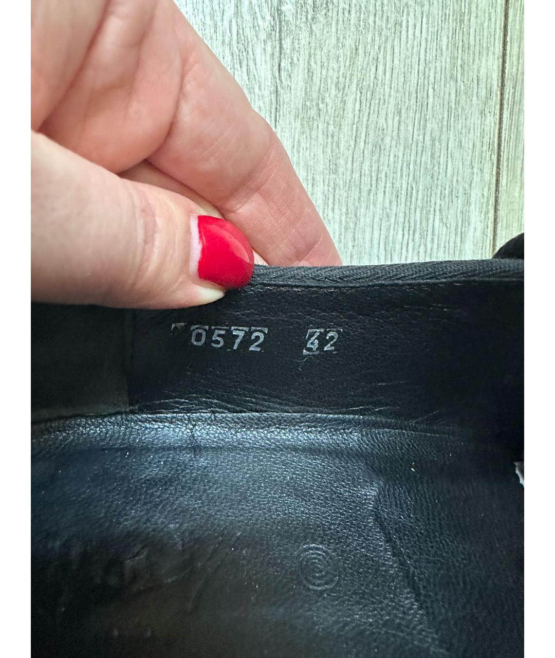 MARSELL Черные кожаные туфли, фото 6