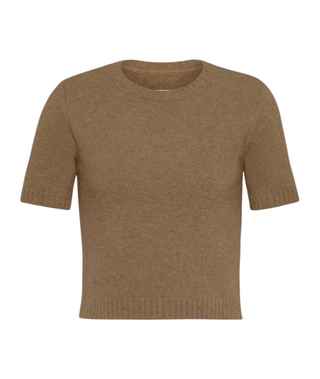 MM6 MAISON MARGIELA Бежевый шерстяной джемпер / свитер, фото 1