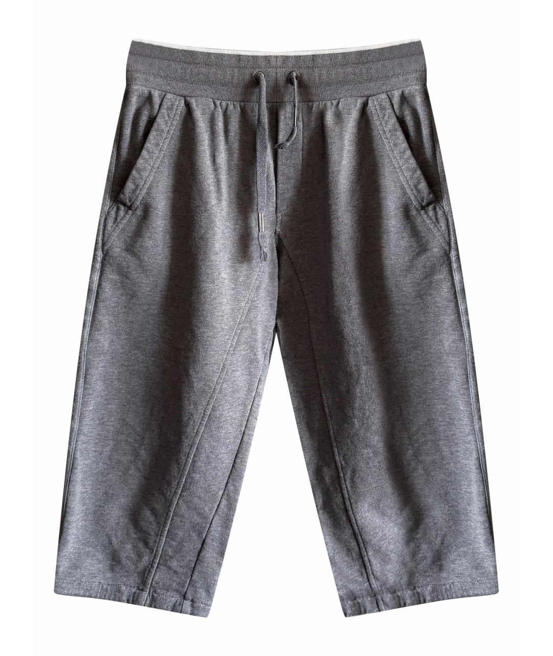 DOLCE&GABBANA Серые хлопковые шорты, фото 1