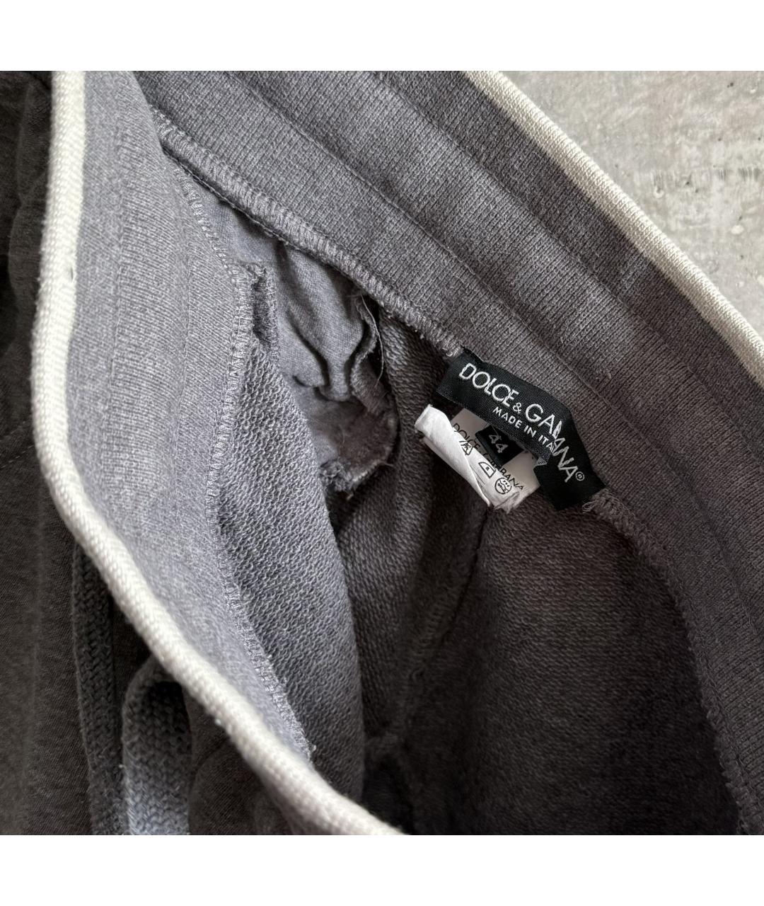 DOLCE&GABBANA Серые хлопковые шорты, фото 6