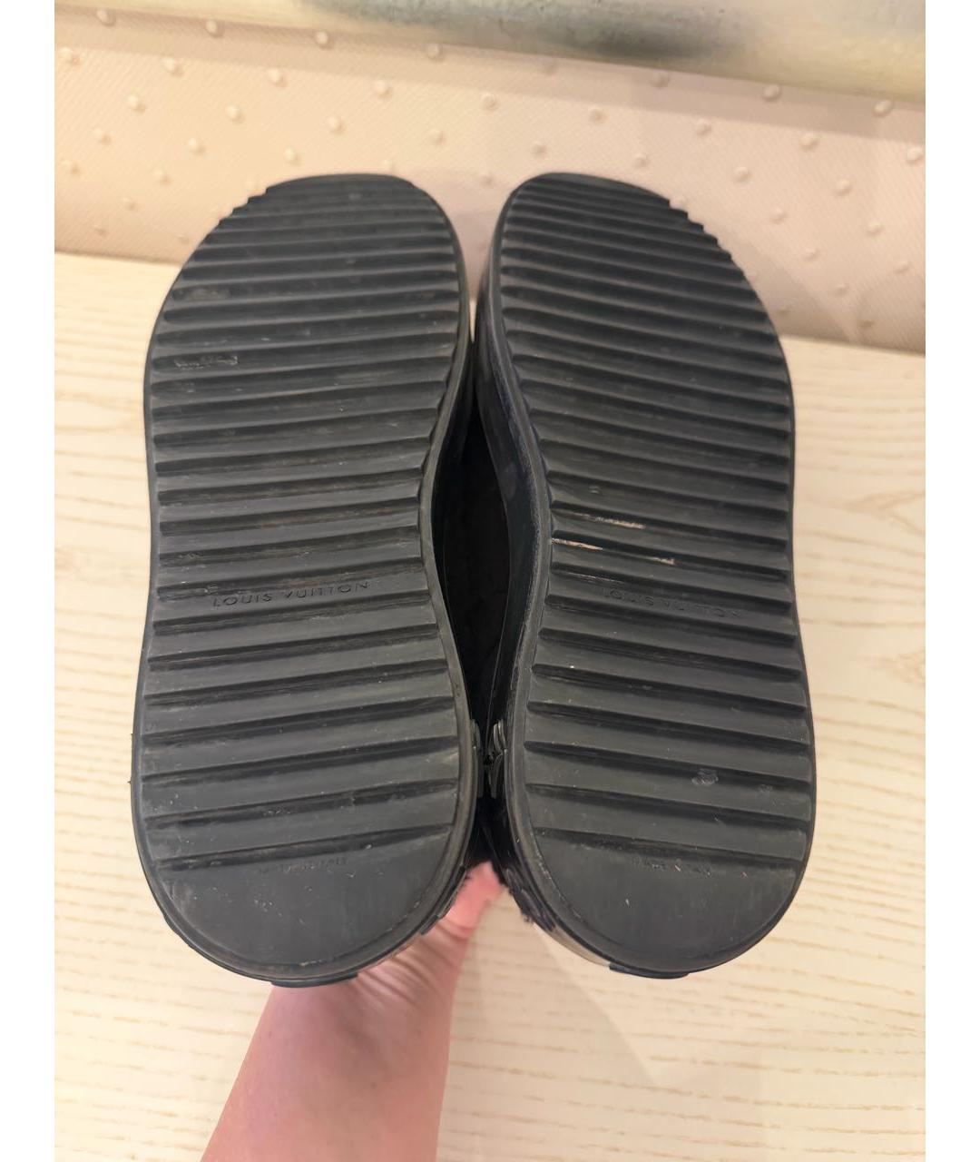 LOUIS VUITTON Черные кеды, фото 6