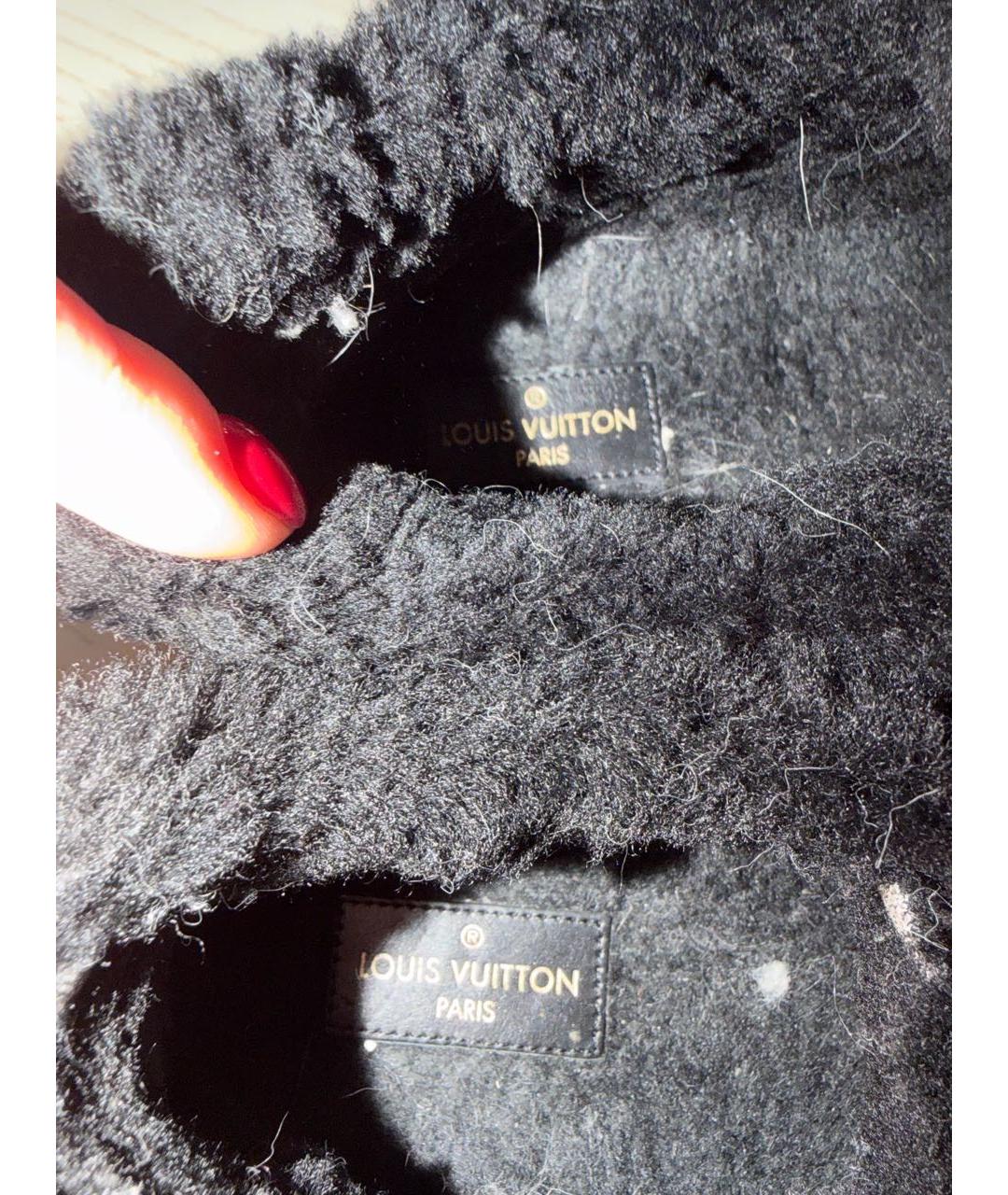 LOUIS VUITTON Черные кеды, фото 5