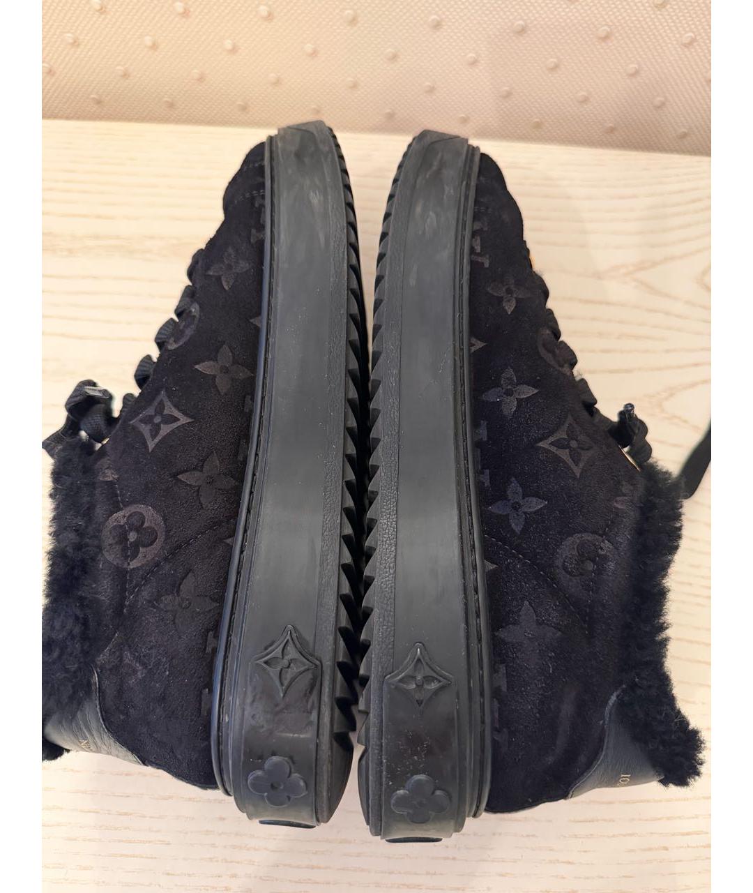 LOUIS VUITTON Черные кеды, фото 9