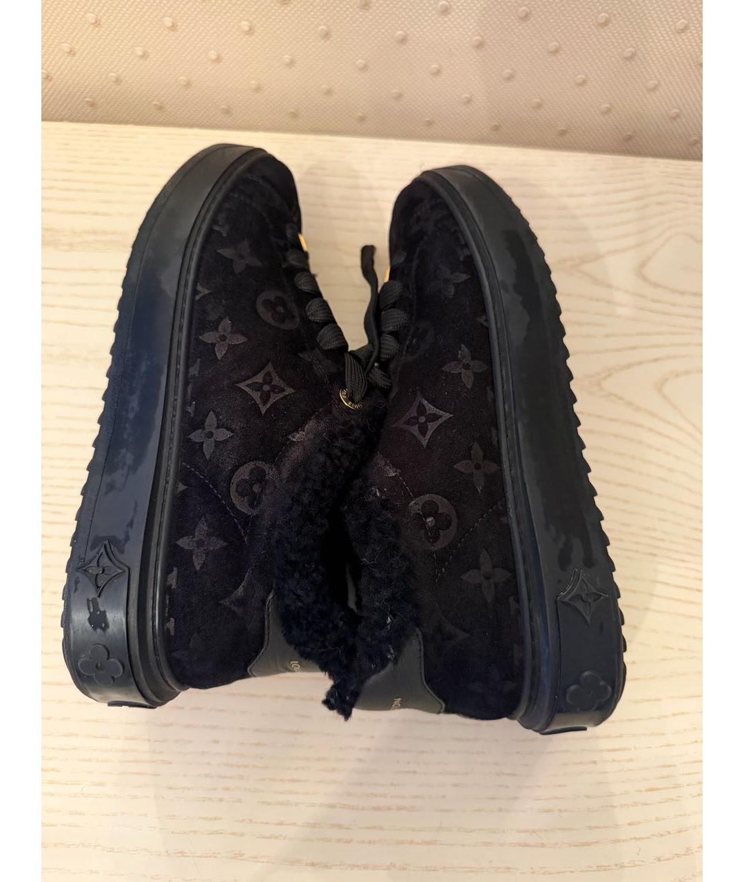 LOUIS VUITTON Черные кеды, фото 8