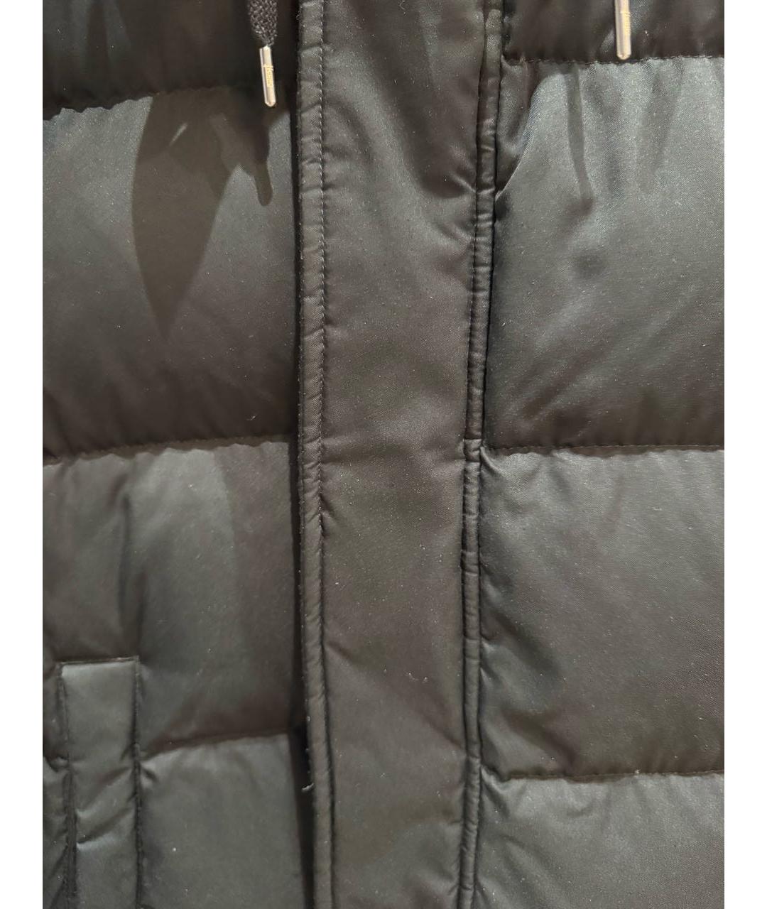 HERNO Черная шерстяная куртка, фото 4