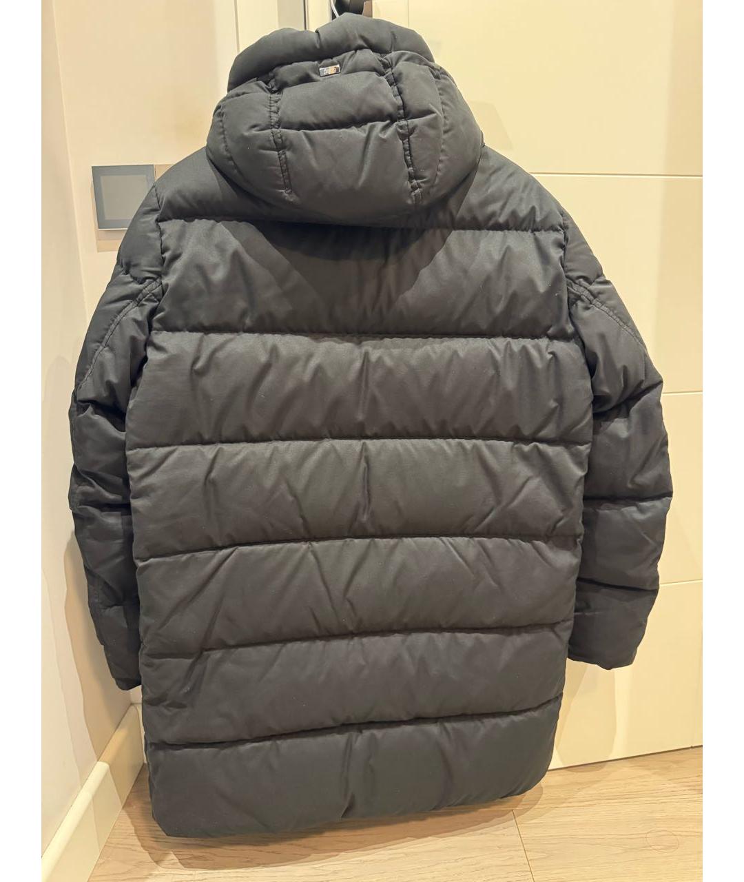 HERNO Черная шерстяная куртка, фото 2