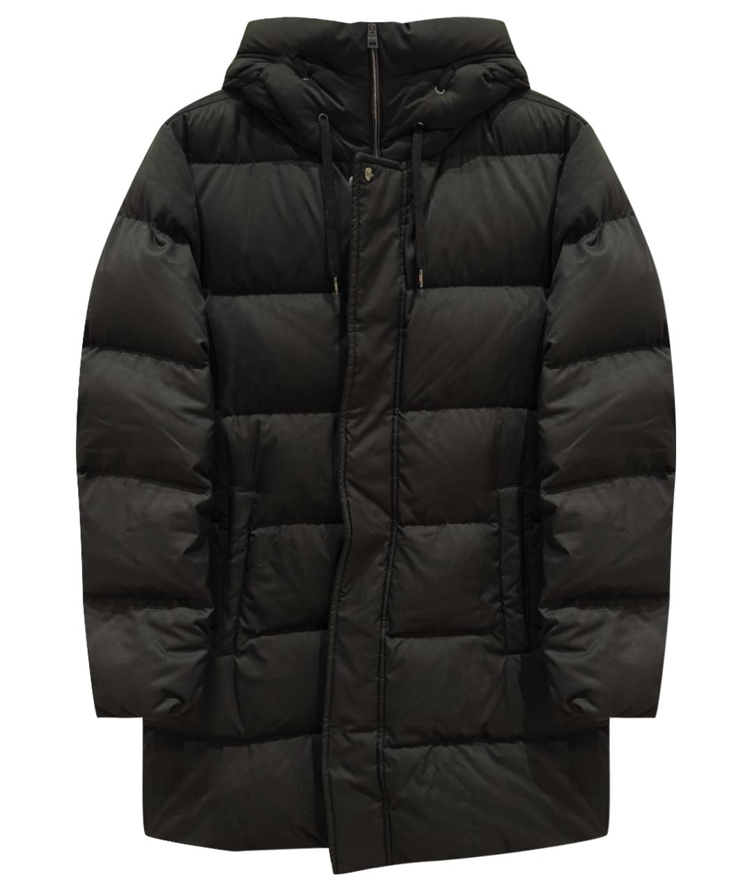 HERNO Черная шерстяная куртка, фото 1