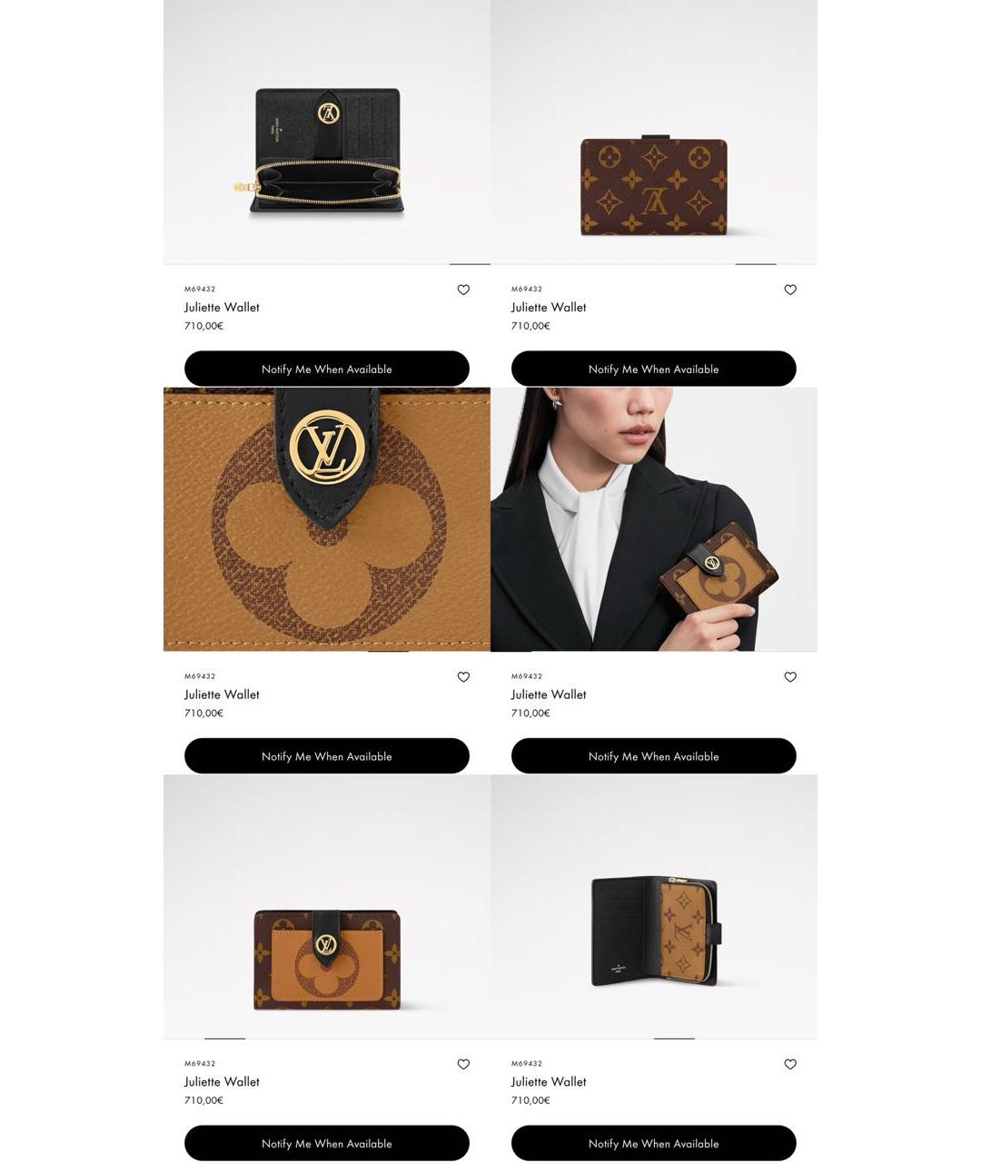 LOUIS VUITTON Коричневый кошелек, фото 5