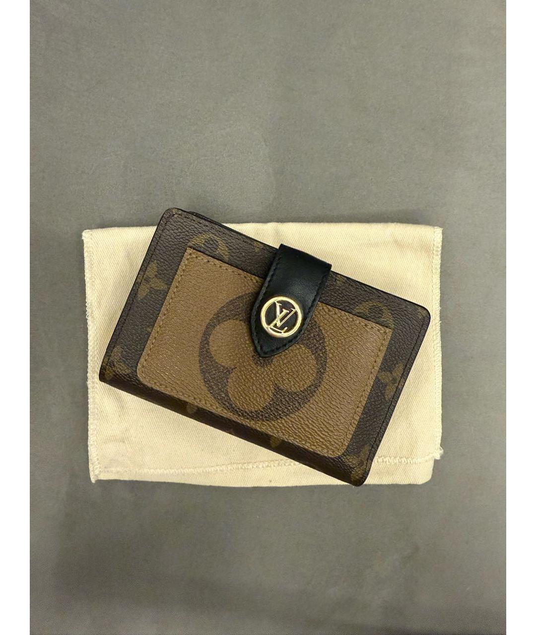 LOUIS VUITTON Коричневый кошелек, фото 9