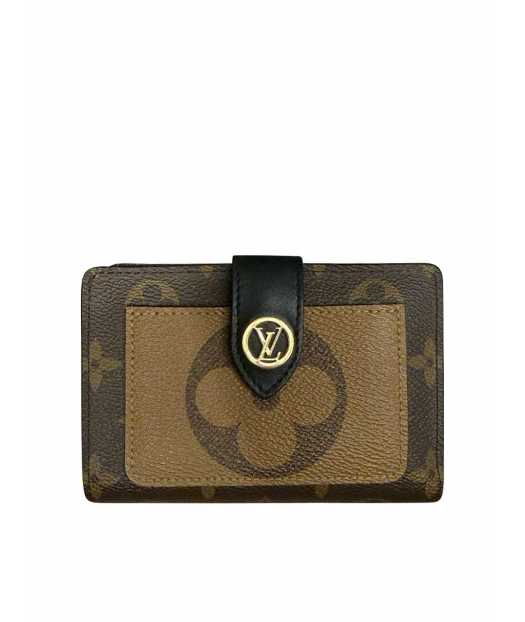LOUIS VUITTON Коричневый кошелек, фото 1