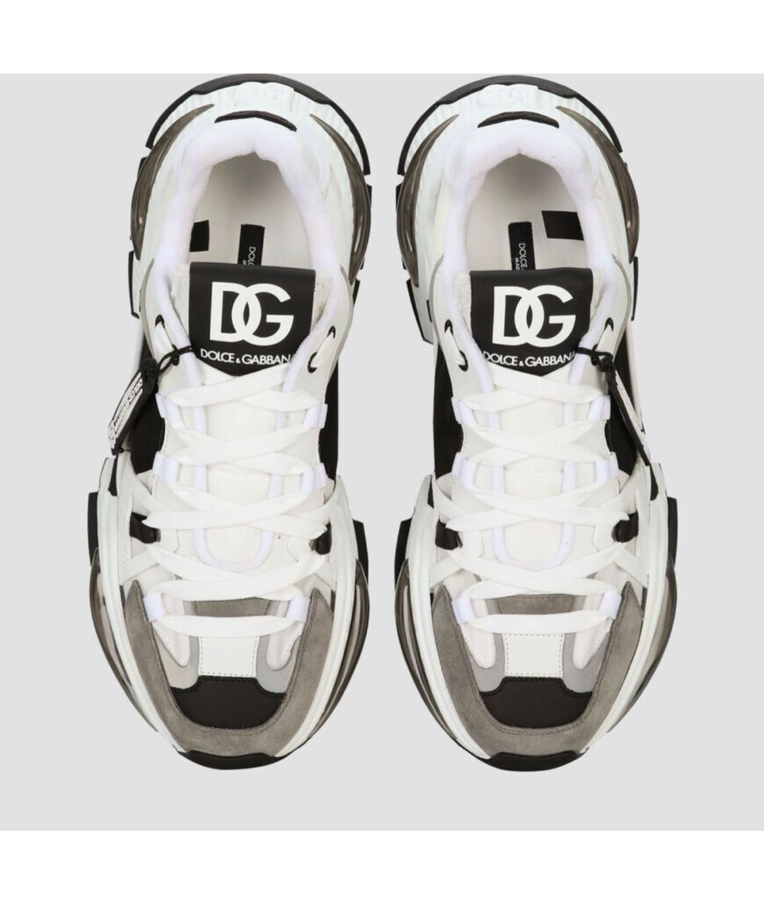 DOLCE&GABBANA Мульти текстильные низкие кроссовки / кеды, фото 3