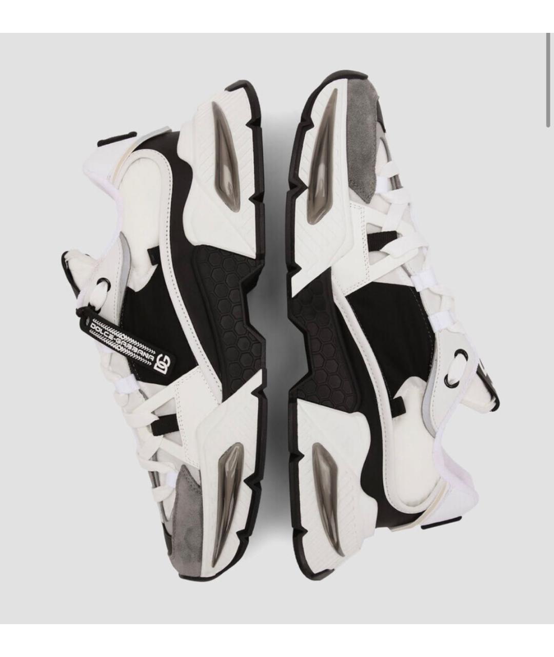 DOLCE&GABBANA Мульти текстильные низкие кроссовки / кеды, фото 5