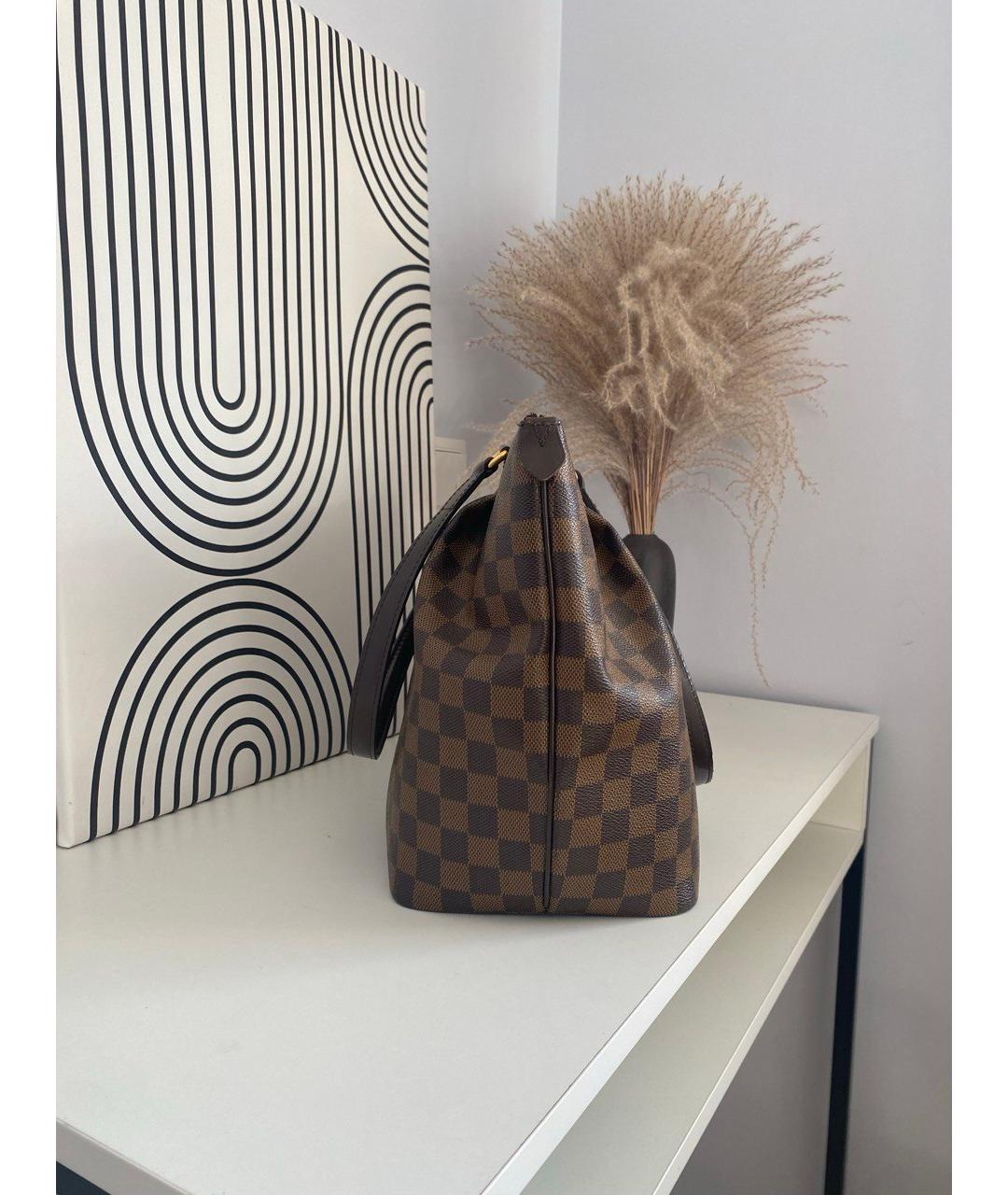 LOUIS VUITTON Коричневая сумка тоут, фото 2