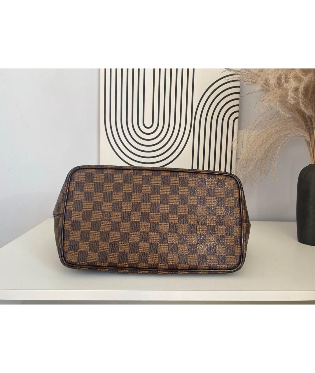 LOUIS VUITTON Коричневая сумка тоут, фото 3