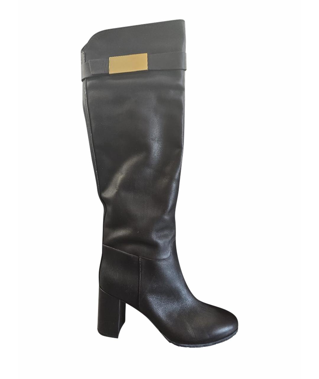 GIUSEPPE ZANOTTI DESIGN Коричневые кожаные сапоги, фото 1