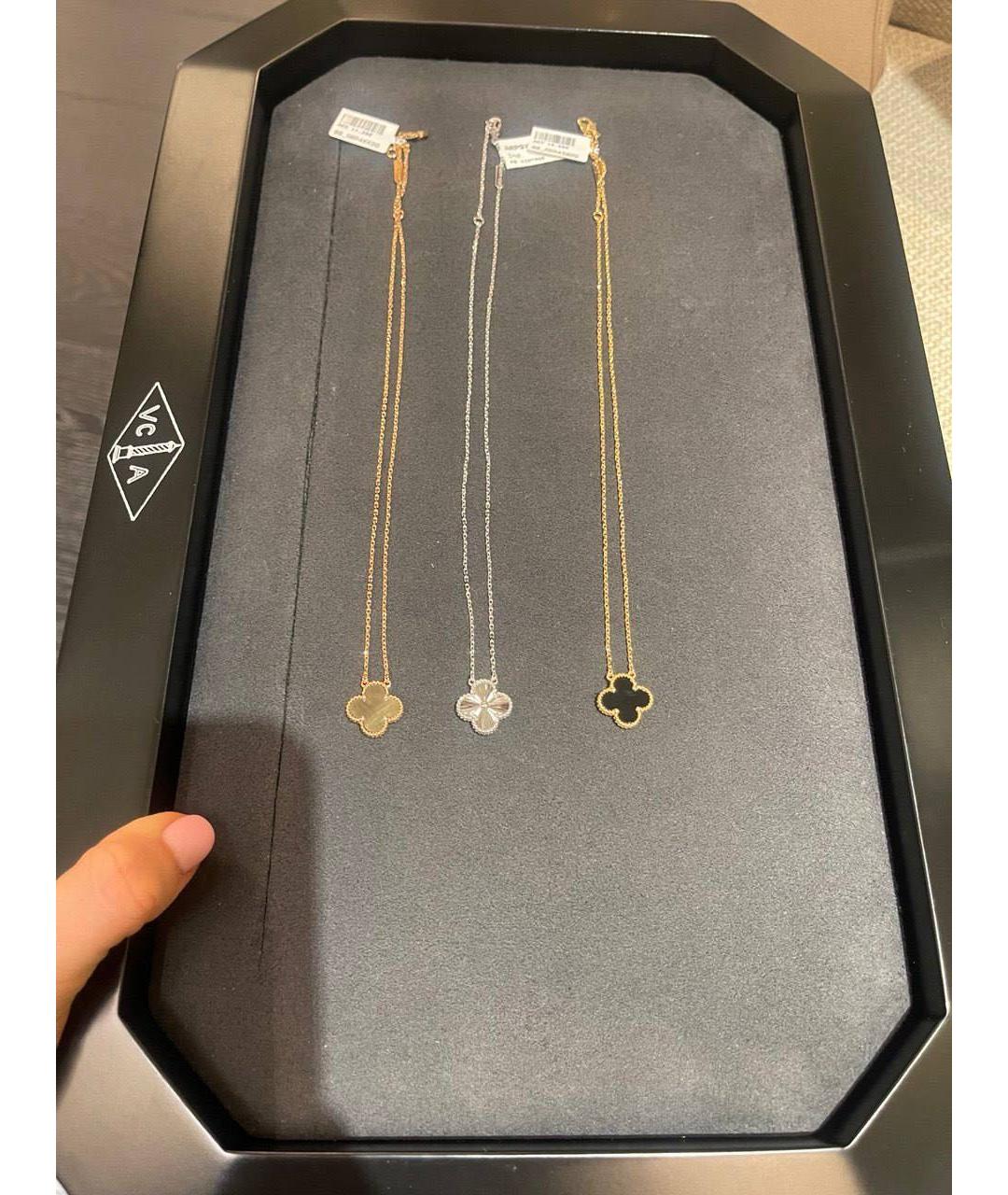 VAN CLEEF & ARPELS Черное колье из желтого золота, фото 4