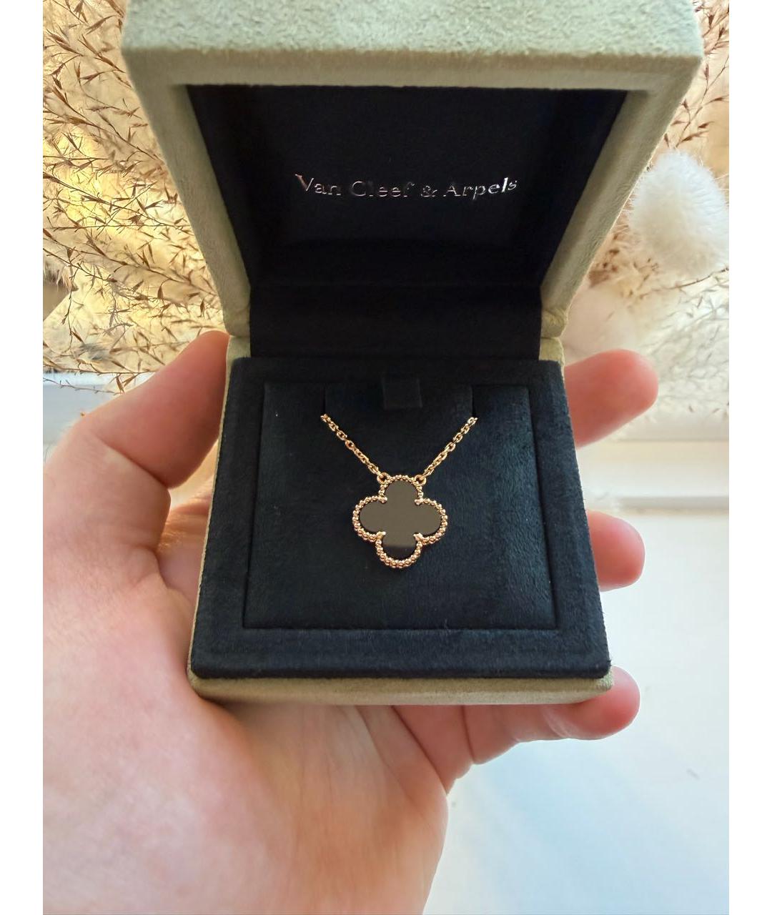 VAN CLEEF & ARPELS Черное колье из желтого золота, фото 2