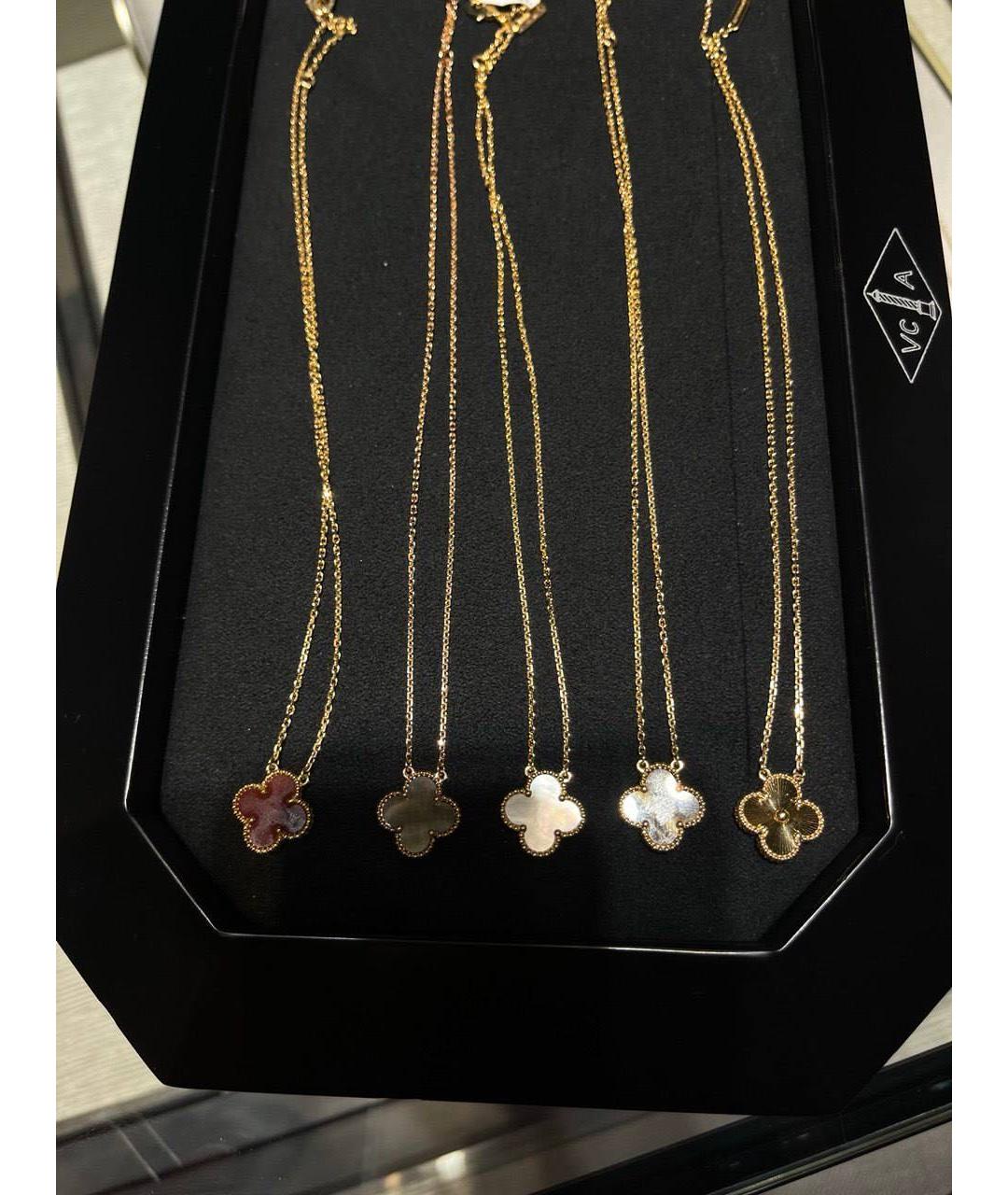 VAN CLEEF & ARPELS Черное колье из желтого золота, фото 5