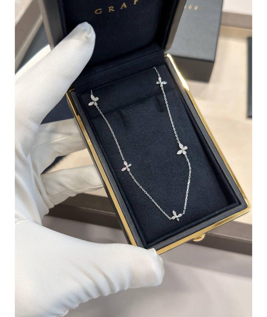 GRAFF Серебряное колье из белого золота, фото 4
