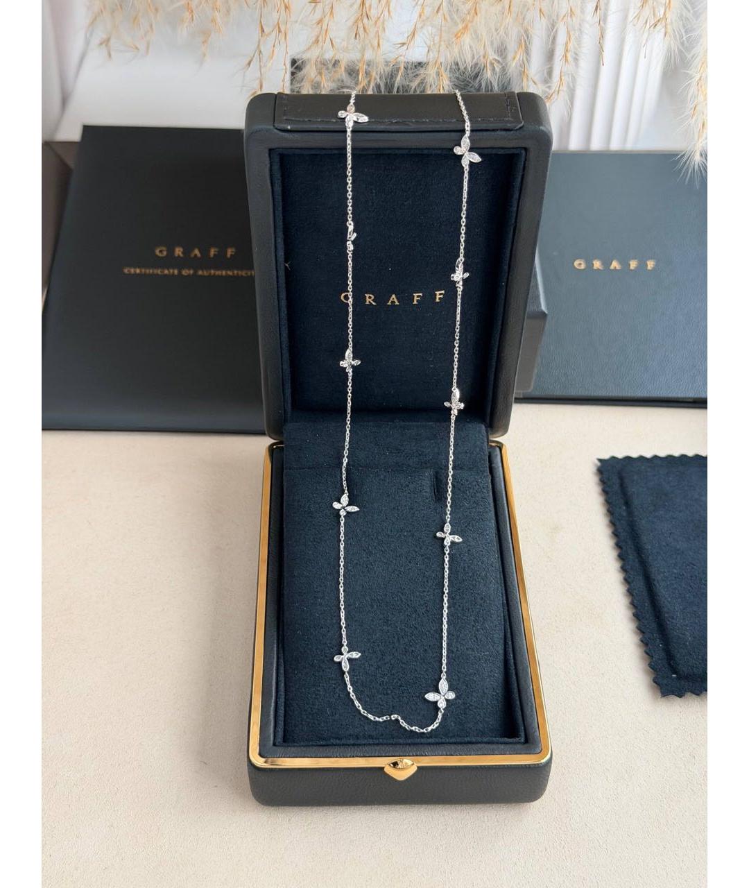 GRAFF Серебряное колье из белого золота, фото 2