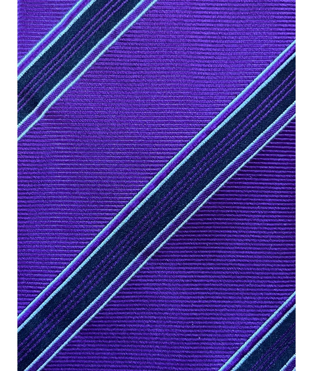 ISAIA Фиолетовый шелковый галстук, фото 4