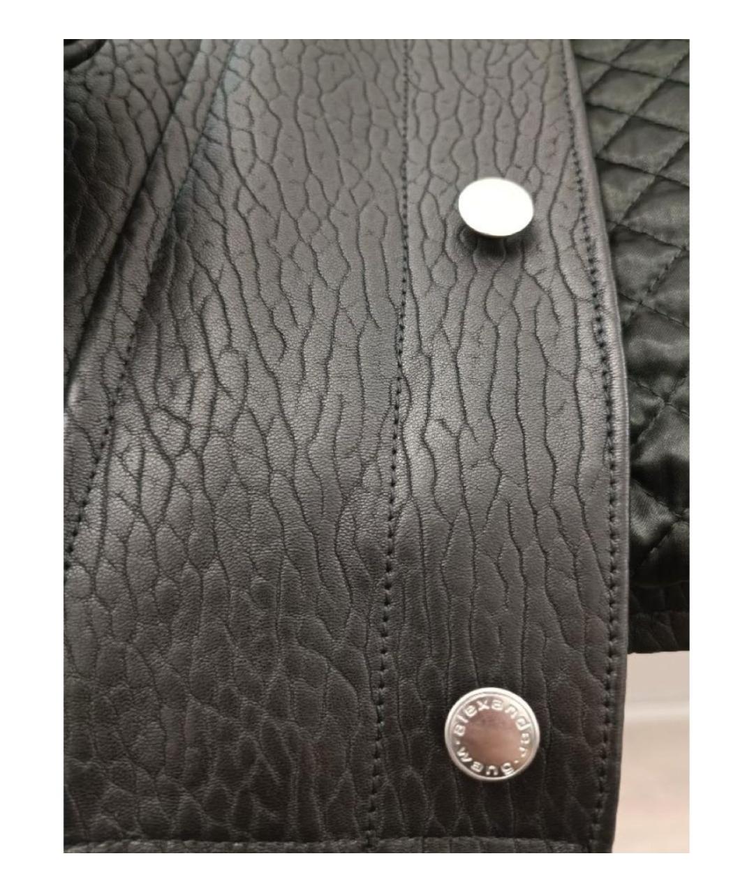 ALEXANDER WANG Черная кожаная куртка, фото 5