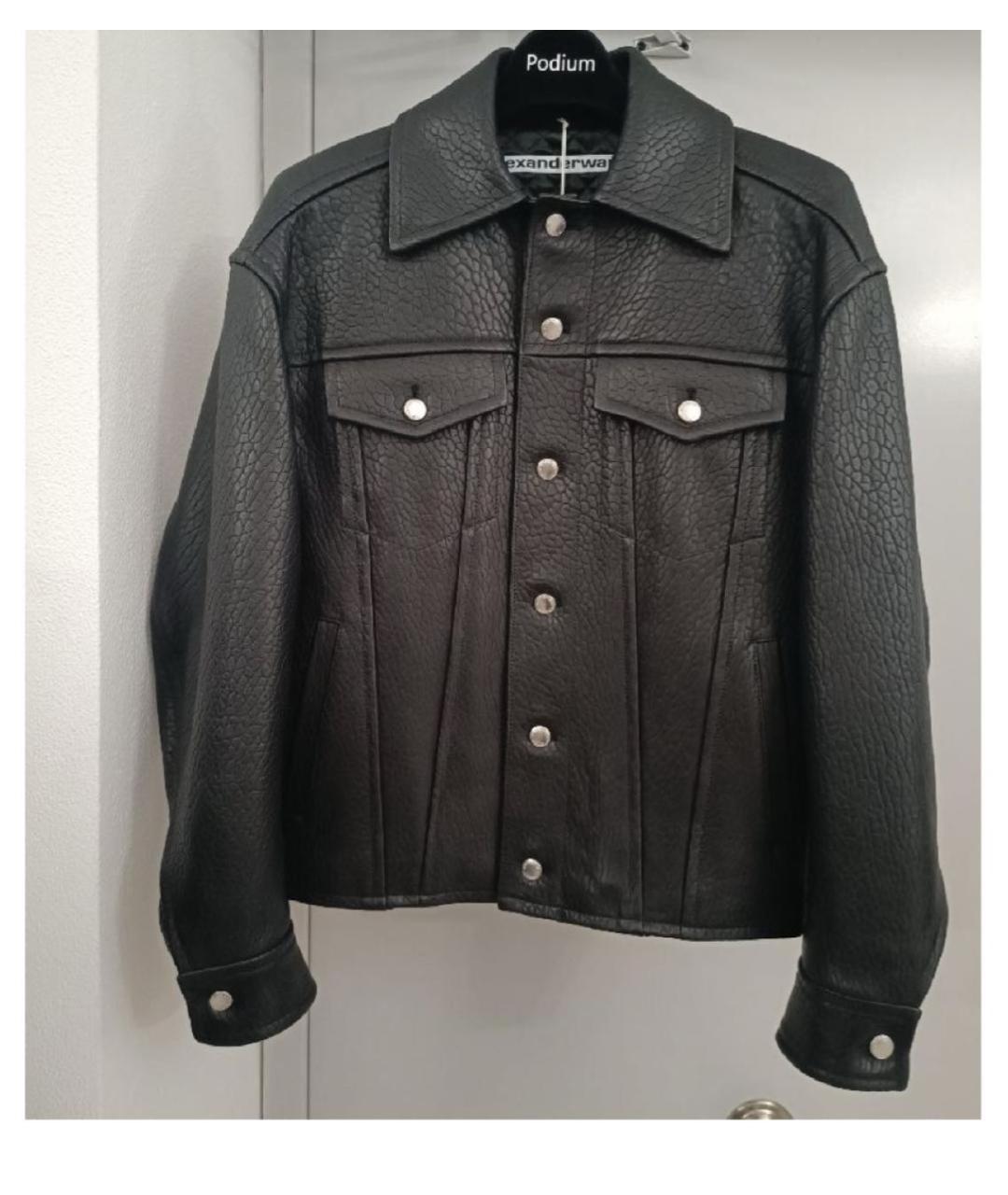 ALEXANDER WANG Черная кожаная куртка, фото 7
