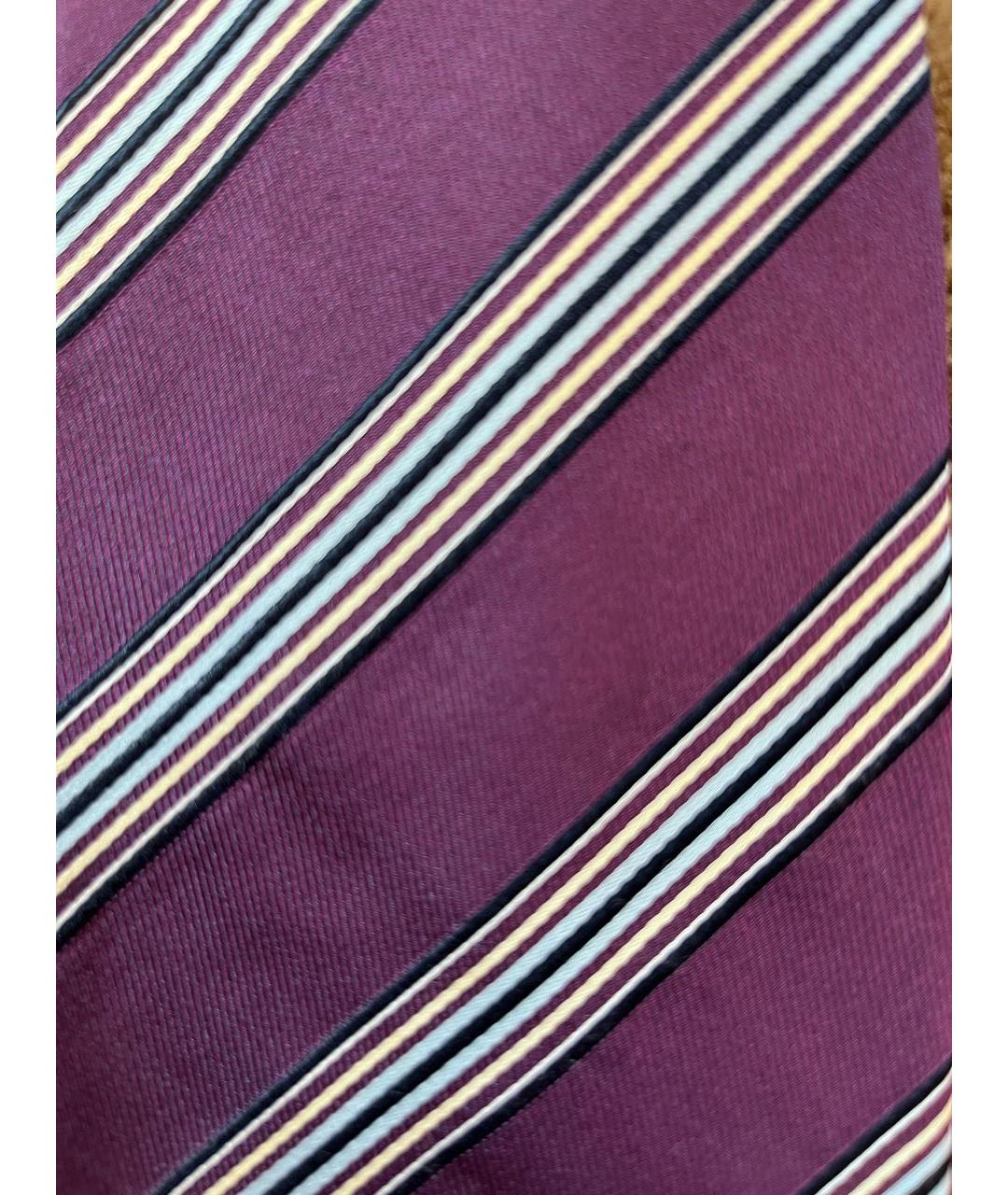 ISAIA Фиолетовый шелковый галстук, фото 4