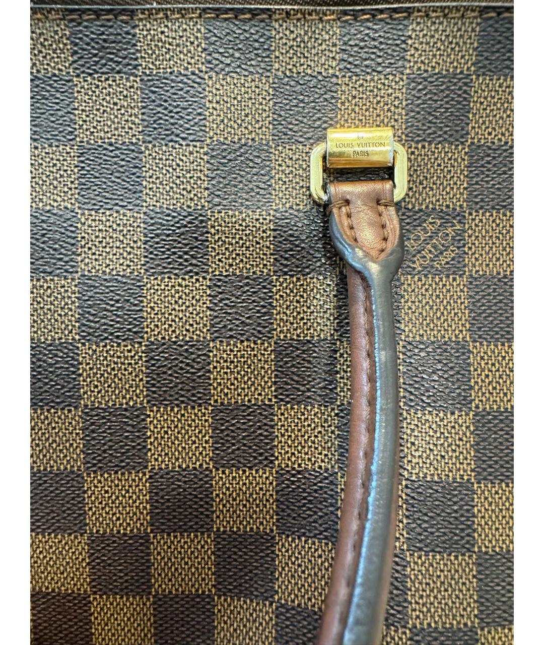 LOUIS VUITTON Коричневая сумка с короткими ручками, фото 7