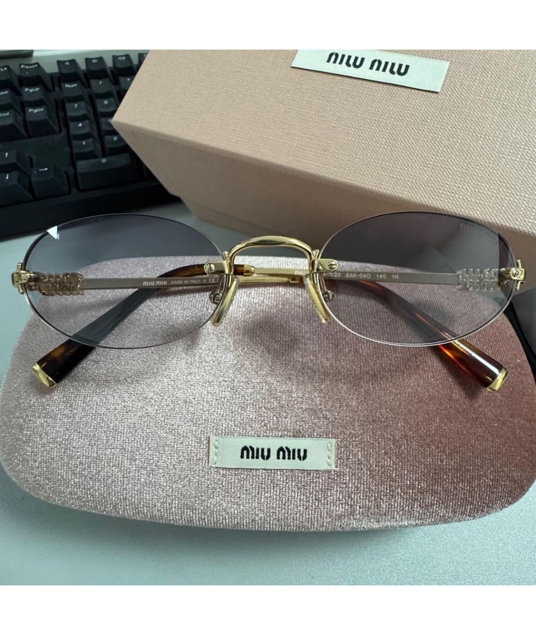 MIU MIU Солнцезащитные очки, фото 3