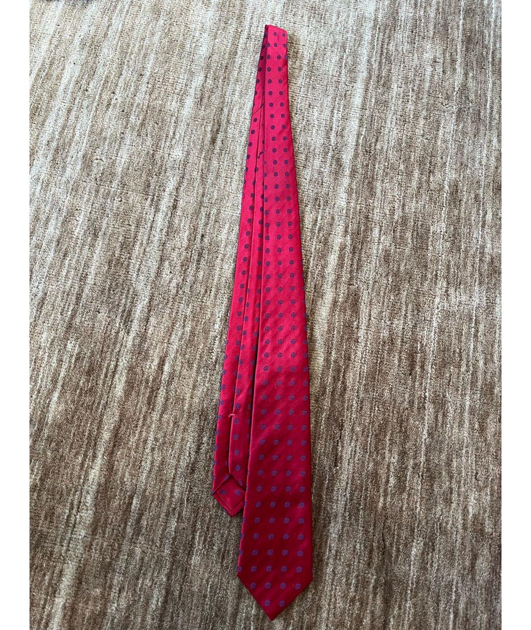 ISAIA Фуксия шелковый галстук, фото 5